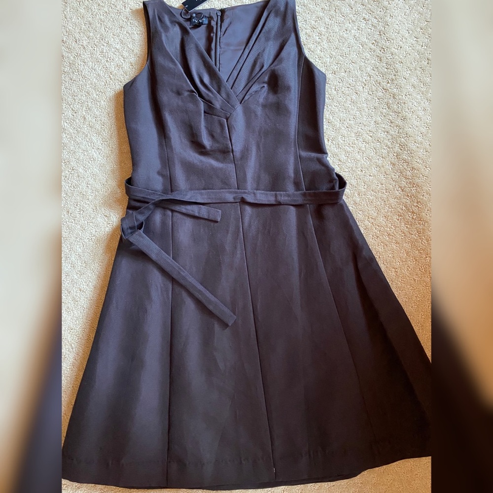 Dark Brown Talbots A-line Dress
